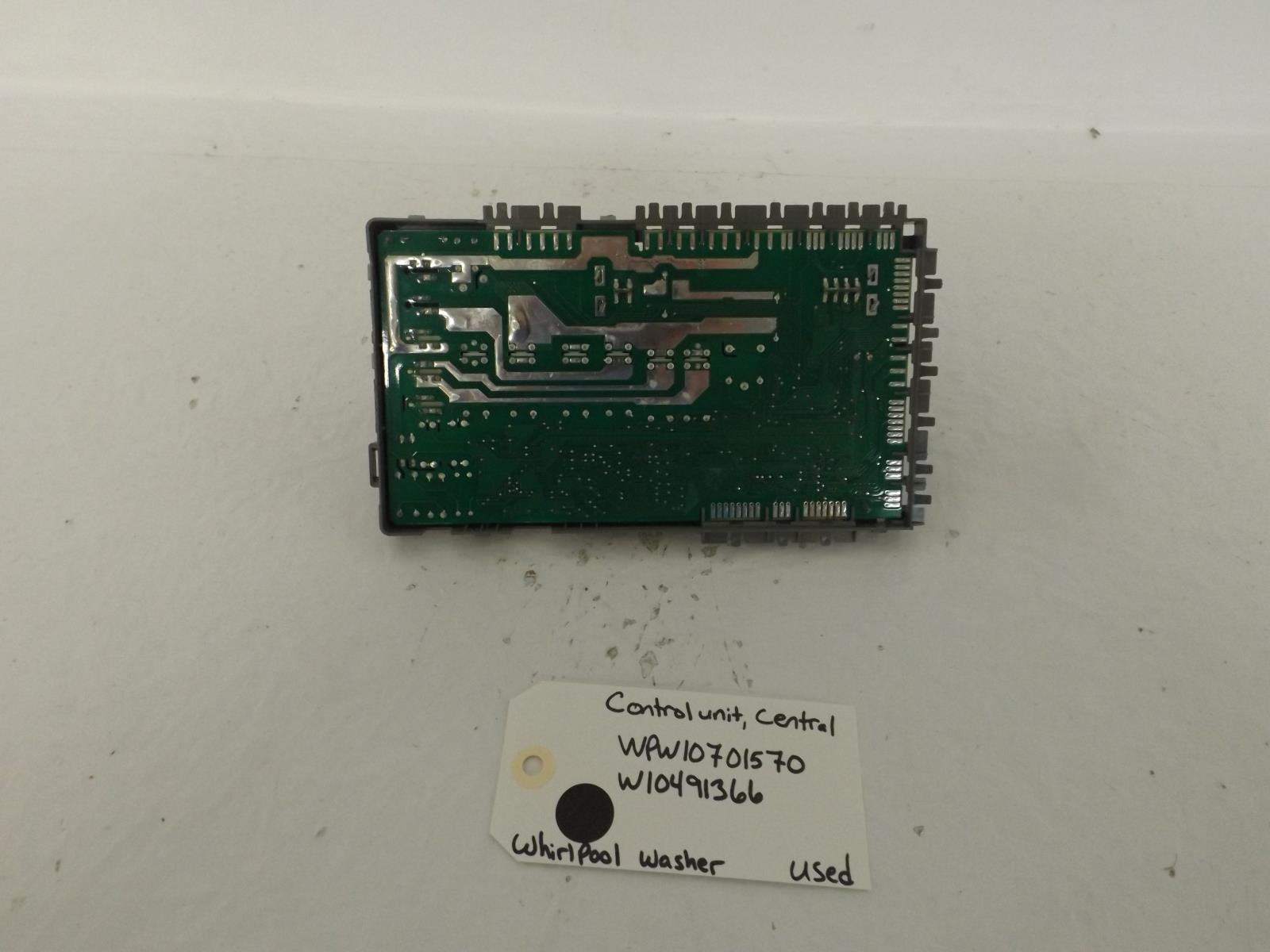 Whirlpool Washer WPW10701570 W10491366 Central Control Unit Used Whirlpool Washer WPW10701570 W10491366 Central Control Unit Used